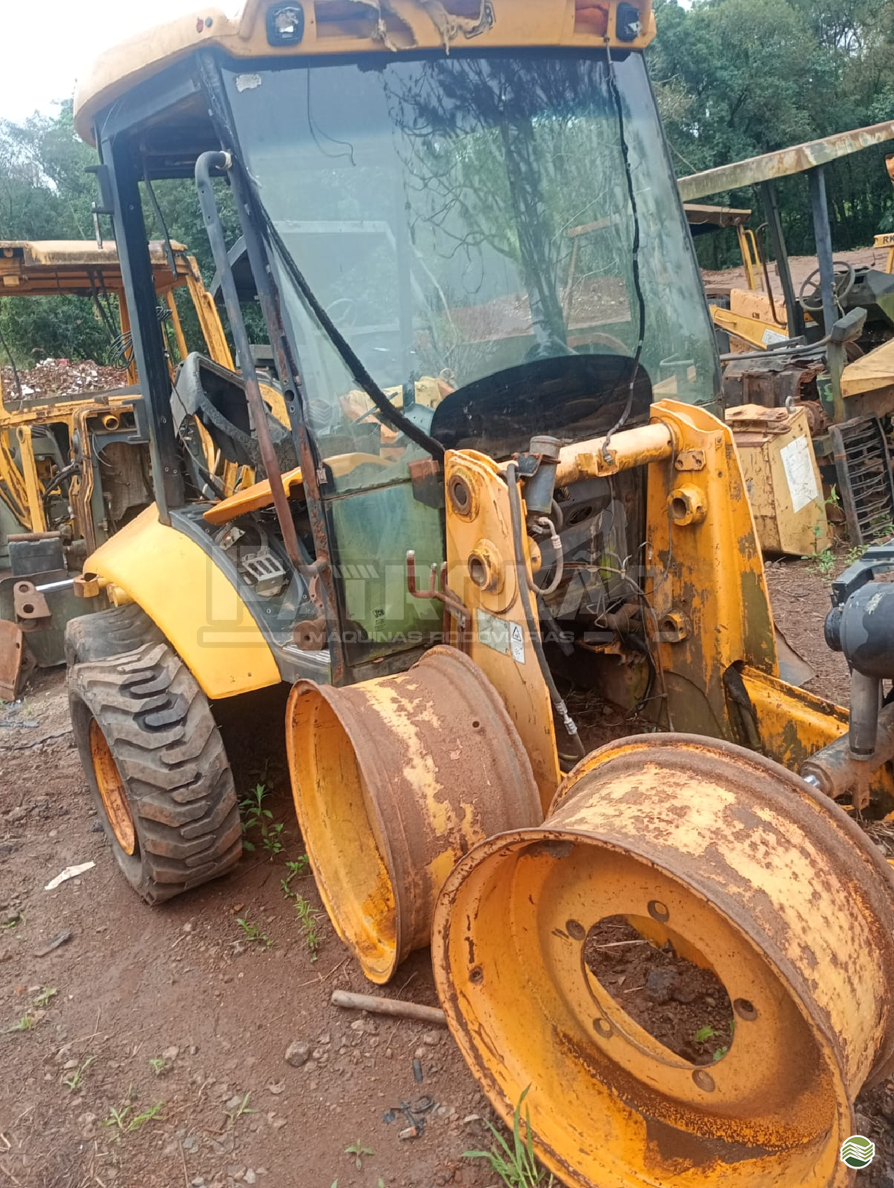 Sucata de Retro Escavadeira JCB (desmanche, peças) JCB 4cx Ano 2008